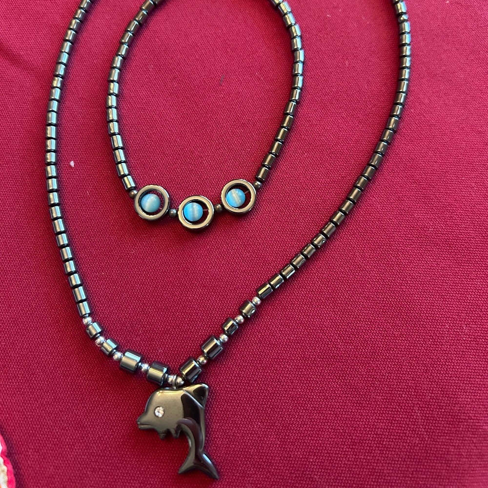 Dolphin Necklace and bracelet